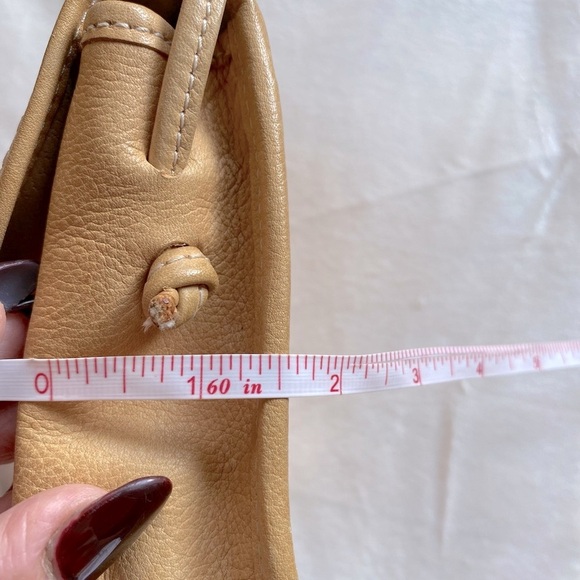 Unisa Tan Crossbody Bag with Minimalist Design - Picture 10 of 11